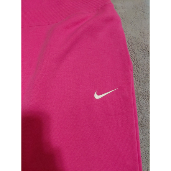 Nike Women's Plus Size 1X Fleece Pink High-Waisted Joggers Lounge Pants NWT - Picture 6 of 10